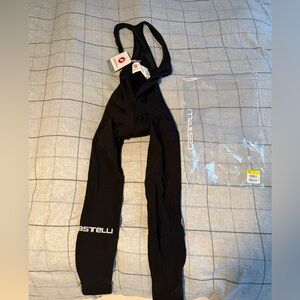 NWT men’s small, black, Castelli Entrata Bibtight